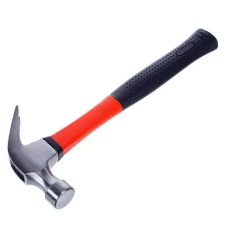 Молоток-гвоздодёр 450г фибергласовая двухкомпонентная ручка магнит Вихрь купить в Екатеринбурге