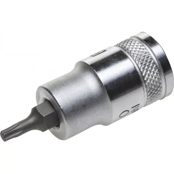 Торцовая бита-головка KRAFTOOL "INDUSTRIE QUALITAT", материал S2, TORX, сатинированная, 1/2", Т20 27905-20_z01 купить в Екатеринбурге