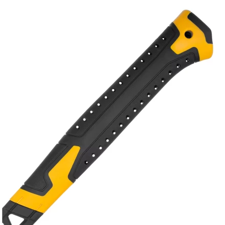 Молоток строительный 450 г, цельнокованый,боек с магнитом, двухкомп. обрезин. рук-ка Denzel 10468 купить в Екатеринбурге