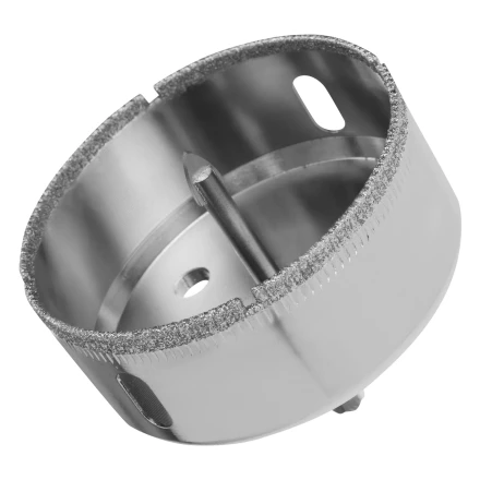 Сверло по керамической плитке и стеклу Сибртех, 68 х 55 мм, шестигранный хвостовик, с центрующим сверлом купить в Екатеринбурге