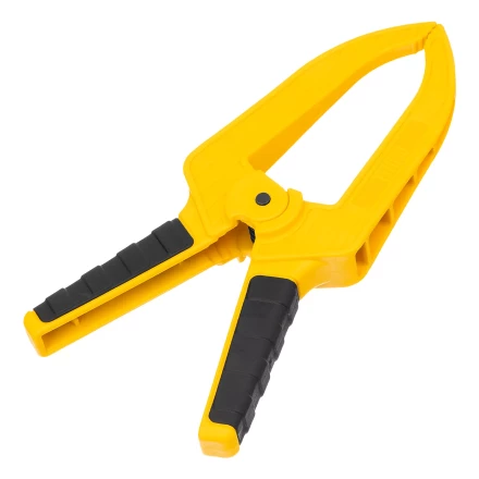 Струбцина клещеобразная Denzel, удлиненная 75 х 110 мм двухкомпонентные рукоятки, 20790 купить в Екатеринбурге