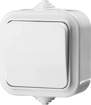 Выключатель STAYER "MASTER" "MAXIMA" одноклавишный, IP54, 6А, 220В 54301-W купить в Екатеринбурге