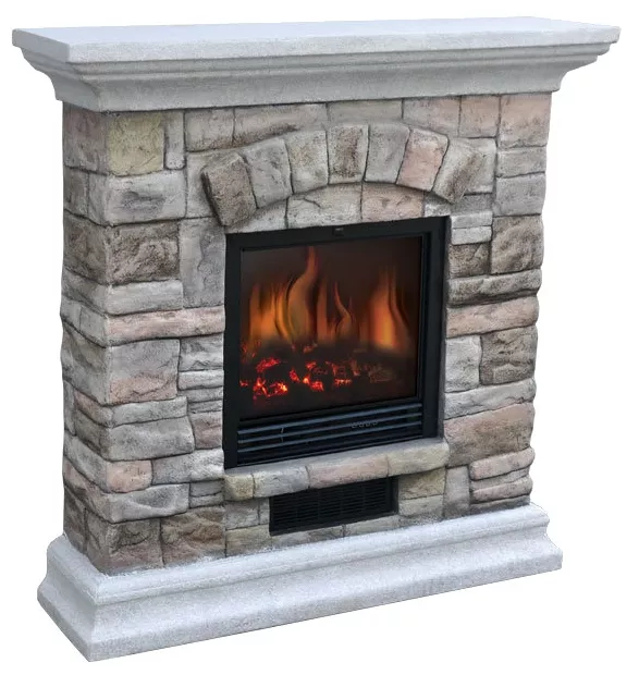 Электрокамин-камин электрический каминокомплект ELECTROLUX EFP/S 2018SBS светлый камень купить в Екатеринбурге