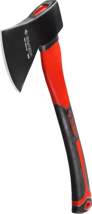 Топор ЗУБР "МАСТЕР" кованый с двухкомпонентной стеклопластиковой рукояткой, 0,8кг 2061-08 купить в Екатеринбурге