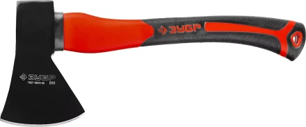 Топор ЗУБР "МАСТЕР" кованый с двухкомпонентной стеклопластиковой рукояткой, 0,8кг 2061-08 купить в Екатеринбурге