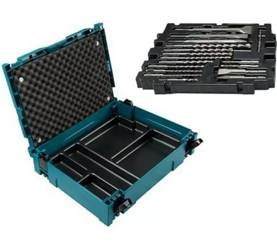 Набор буров и насадок SDS+ Makita B-53877, 17 шт, Makpac купить в Екатеринбурге