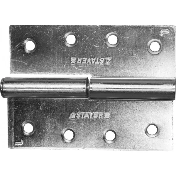 Петля дверная STAYER "MASTER" разъемная, цвет белый цинк, левая, 100мм 37613-100-1L купить в Екатеринбурге