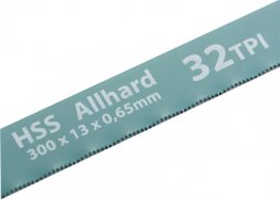 Полотна для ножовки по металлу 300 мм 32TPI HSS 2шт GROSS