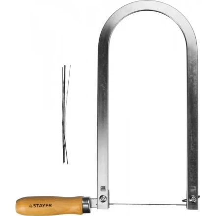 Лобзик STAYER &quot;MASTER&quot;, деревянная ручка, 130х250мм без полотен 1530-25_z01 купить в Екатеринбурге