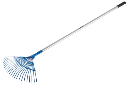 Грабли ЗУБР "ЭКСПЕРТ" веерные, 22 плоских зубца, алюминиевый черенок, 440х250х1630мм 39587 купить в Екатеринбурге