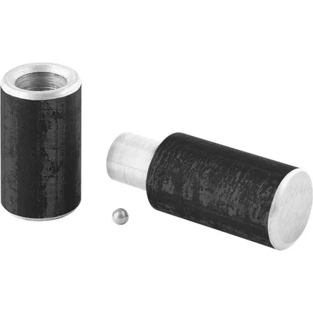 Петля гаражная с шаром D 28 x 140 мм 4 шт Россия Сибртех 920083 купить в Екатеринбурге