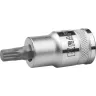 Торцовая бита-головка KRAFTOOL "INDUSTRIE QUALITAT", материал S2, SPLINE, сатинированная, 1/2", M6 27911-06_z01 купить в Екатеринбурге