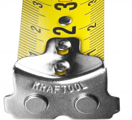 Рулетка KRAFTOOL GRAND, обрезиненный пластиковый корпус, 8м/25мм 34022-08-25 купить в Екатеринбурге
