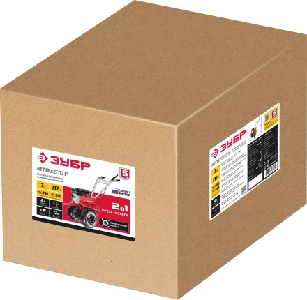 ЗУБР увеличенные колеса, 7 л.с., мотоблок с понижающей передачей (МТБ-400 У) купить в Екатеринбурге