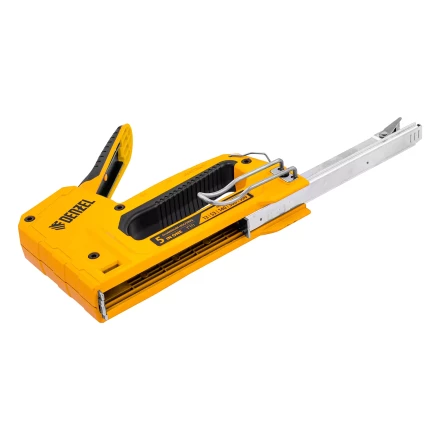 Степлер мебельный Denzel 40215, тип 53 и 13, 6-14мм, тип 140, 10-14мм, тип 300, 15мм, тип 500, 15мм купить в Екатеринбурге