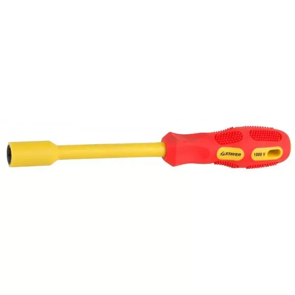 Отвертка STAYER "INSULATED" MAX-GRIP диэлектрич, Cr-V, HEX 12x125мм 25829-12-125 G купить в Екатеринбурге
