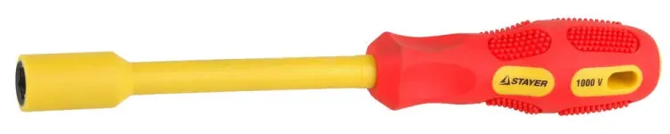 Отвертка STAYER "INSULATED" MAX-GRIP диэлектрич, Cr-V, HEX 12x125мм 25829-12-125 G купить в Екатеринбурге