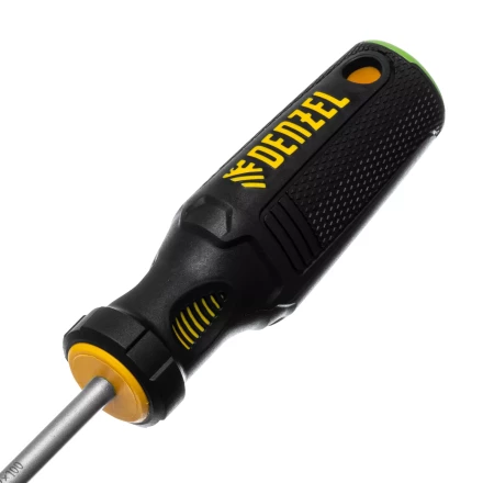 Отвертка, PZ2x100 мм, S2, 3к рукоятка Denzel 122077 купить в Екатеринбурге