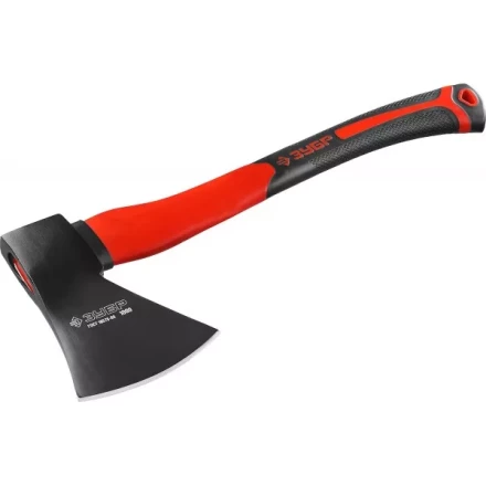 Топор ЗУБР "МАСТЕР" кованый с двухкомпонентной стеклопластиковой рукояткой, 1,0кг 2061-10 купить в Екатеринбурге