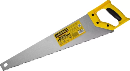Ножовка универсальная (пила) &quot;Тайга-7&quot;, 500мм,7TPI, закаленный зуб, рез вдоль и поперек волокон, для средн заготовок, фанеры, ДСП,МДФ, STAYER 15050-50_z02 купить в Екатеринбурге