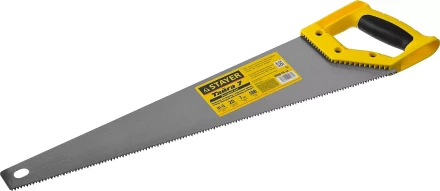 Ножовка универсальная (пила) &quot;Тайга-7&quot;, 500мм,7TPI, закаленный зуб, рез вдоль и поперек волокон, для средн заготовок, фанеры, ДСП,МДФ, STAYER 15050-50_z02 купить в Екатеринбурге