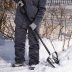 Лопата для уборки снега пластиковая, 450х325х1370 мм, стальной черенок, Palisad 61660 купить в Екатеринбурге