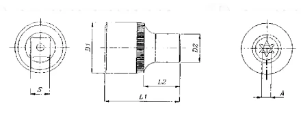 Торцевая головка 1/2&quot;DR внешний TORX Е-10 S06H410  Jonnesway 49710 купить в Екатеринбурге