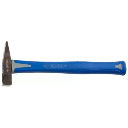 Молоток ЗУБР &quot;ЭКСПЕРТ&quot; слесарный, кованый, фиберглассовая, полностью обрезиненная рукоятка, 100г 20035-01 купить в Екатеринбурге