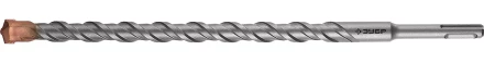 Бур ЗУБР &quot;ПРОФЕССИОНАЛ&quot; по бетону, хвостовик &quot;SDS-Plus&quot;, самоцентрирующий наконечник, спиральS4, 25х450мм 29314-450-25_z01 купить в Екатеринбурге