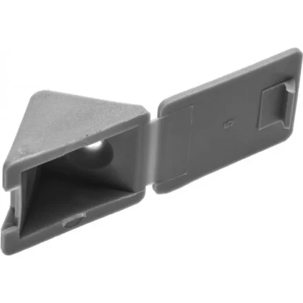 Уголок мебельный ЗУБР с шурупом, цвет св-серый, 4,0x15мм, ТФ6, 4шт 4-308256-6 купить в Екатеринбурге