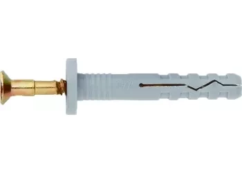 Дюбель-гвоздь полипропиленовый грибовидный бортик 6х40 мм 200 шт СИБРТЕХ 42156 купить в Екатеринбурге