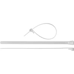 Хомуты нейлоновые ЗУБР &quot;МАСТЕР&quot; многоразовые, 7,5 мм x 200 мм, 100 шт 309240-75-200