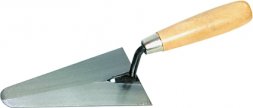 Кельма штукатура стальная 160 мм деревянная ручка  SPARTA