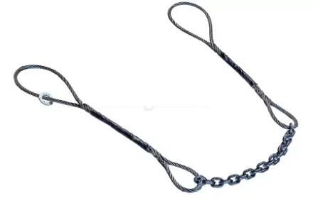 Строп комбинированный 2 т L=5.5 м L цепи=1.2 м заплет купить в Екатеринбурге