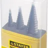 Набор STAYER "MASTER": Ступенчатые сверла по сталям и цвет.мет., сталь HSS, d=4-12мм,5 ступ. d 4-20 мм 9 ступ., d 4-30мм 14ступ. 29660-4-30-H3 купить в Екатеринбурге