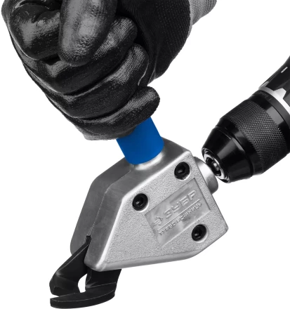 ЗУБР Турбо-Ножницы, насадка-ножницы для реза листового и гофрированного металла (23292) купить в Екатеринбурге