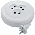 Удлинитель бытовой без заземления 5м 3 розетки 6A серия УХ6 DENZEL 95927 купить в Екатеринбурге