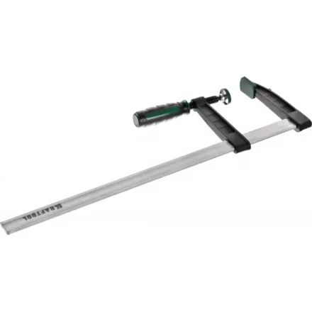 Струбцина, KRAFTOOL 32011-120-500, тип &quot;F&quot;, DIN 5117, двухкомпонентная ручка, 120х500мм 32011-120-500 купить в Екатеринбурге