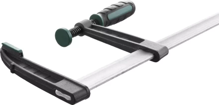 Струбцина, KRAFTOOL 32011-120-500, тип &quot;F&quot;, DIN 5117, двухкомпонентная ручка, 120х500мм 32011-120-500 купить в Екатеринбурге