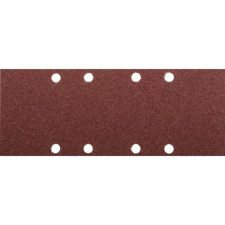 Лист шлифовальный ЗУБР &quot;МАСТЕР&quot;, 8 отверстий, для ПШМ на зажимах, Р80, 93х230мм, 5шт 35591-080 купить в Екатеринбурге