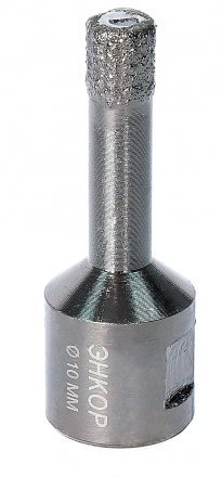 Коронка алмазная по керамограниту D 10 мм для УШМ сух. рез Энкор 48302 купить в Екатеринбурге