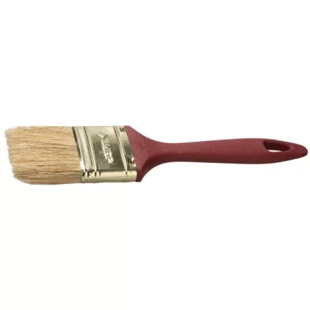 Кисть плоская ЗУБР &quot;УНИВЕРСАЛ-МАСТЕР&quot; &quot;КП-11&quot;, натуральная щетина, пластмассовая ручка, 75мм 4-01011-075 купить в Екатеринбурге