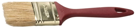 Кисть плоская ЗУБР &quot;УНИВЕРСАЛ-МАСТЕР&quot; &quot;КП-11&quot;, натуральная щетина, пластмассовая ручка, 75мм 4-01011-075 купить в Екатеринбурге