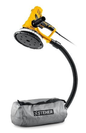 STEHER d180 мм, 900 Вт, подсветка, шлифовальная машина для стен (DWH-900) купить в Екатеринбурге