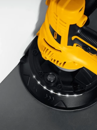 STEHER d180 мм, 900 Вт, подсветка, шлифовальная машина для стен (DWH-900) купить в Екатеринбурге