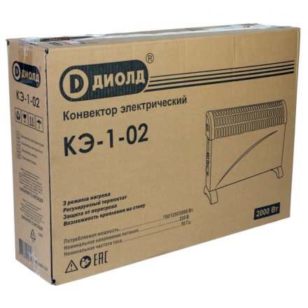 Конвектор электрический Диолд КЭ-1-02 купить в Екатеринбурге