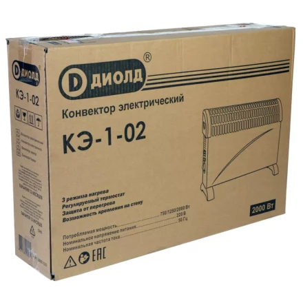 Конвектор электрический Диолд КЭ-1-02 купить в Екатеринбурге