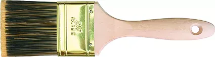 Кисть плоская Golden 3" искусственная щетина деревянная ручка / Matrix 83226 купить в Екатеринбурге