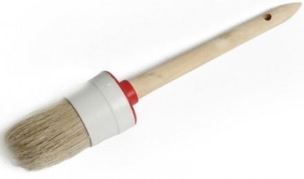 Кисть круглая №16 (55 мм), натуральная щетина, деревянная ручка  Sparta 820865 купить в Екатеринбурге
