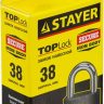 Замок STAYER "STANDARD" навесной, металлический корпус, закаленная дужка, 38мм 37160-38 купить в Екатеринбурге